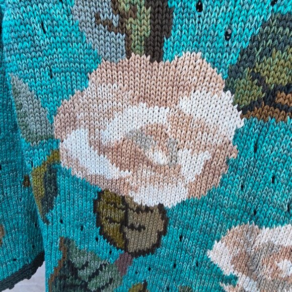 Peruvian Connection Floral Sweater - Picture 4 of 7